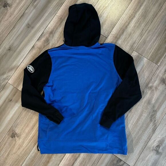 Nike Tech Black/Blue Athletic Workout Jacket Women Large - Picture 4 of 7